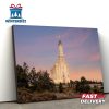 Cedar City Temple Junipers Canvas Wall Art Jesus Christ Picture Canvas Christian Wall Art