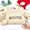 Funny Cat Christmas Embroidered Sweatshirt