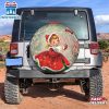 Girl In Red Christma Spare Tire Cover Gift For Campers