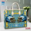 NFL Los Angeles Chargers Women Leather Hand Bag Gift For Fans