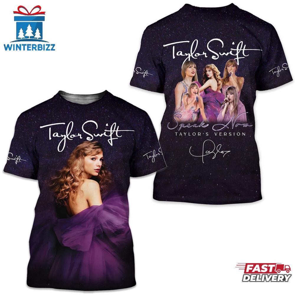 Taylor Swift Singer 3D Shirt, Taylor Swift Version All Over Print T-Shirt Taylor Swift Singer 3D Shirt, Taylor Swift Version All Over Print T-Shirt