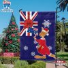 Australia Christmas Kangaroo Claus Merry Christmas House And Garden Flag Decor