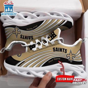 Custom Name New York Giants NFL Max Soul Shoes For Fans