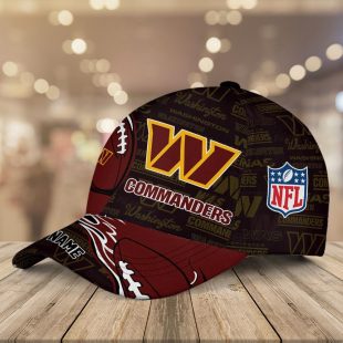 Custom Name NFL Washington Commanders Classic Cap For Fans