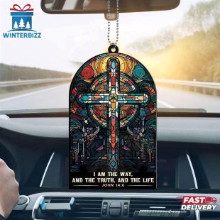 I Am The Way And The Truth And The Life Jesus Acrylic Christmas Ornament Hanging Decor