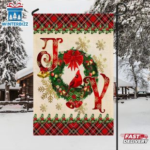 Joy To The World Christmas House And Garden Flag Decor