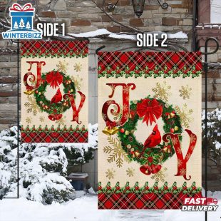 Joy To The World Christmas House And Garden Flag Decor