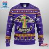NFL Baltimore Ravens Funny Grinch Ugly Christmas Sweater