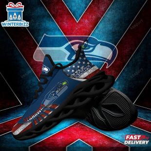 Seattle Seahawks NFL Clunky New Style Max Soul Shoes For Men Women