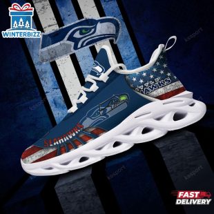 Seattle Seahawks NFL Clunky New Style Max Soul Shoes For Men Women