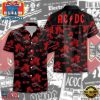 ACDC Rock Band Tropical Night Palms Hawaiian Shirt