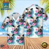 Farm Hawaiian Shirt, Black Baldy Foot Sign Pattern 3D Hawaiian Shirt, Cow Hawaiian Shirt