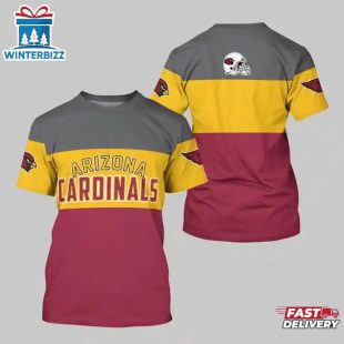 Arizona Cardinals Logo Team All Over Print T-Shirt