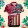 Arizona Cardinals US Flag Pattern Hawaiian Shirt