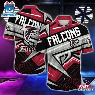 Atlanta Falcons NFL Team Football Logo Sport Hawaiian Shirt