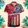 Atlanta Falcons US Flag Pattern Hawaiian Shirt