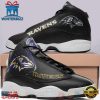 Baltimore Ravens NFL Big Logo Football Team Air Jordan 13 Shoes - Gift For Fans