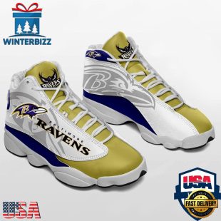 Baltimore Ravens NFL Ver 3 Air Jordan 13 Sneaker - Gift For Fans