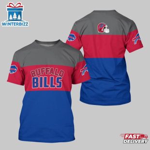 Buffalo Bills Logo Team All Over Print T-Shirt