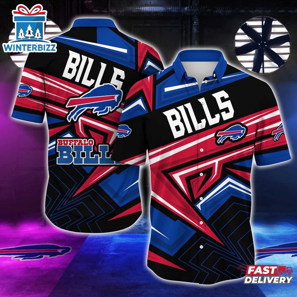 Buffalo Bills NFL Team Football Logo Sport Hawaiian Shirt Buffalo Bills NFL Team Football Logo Sport Hawaiian Shirt