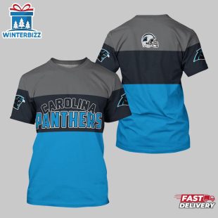 Carolina Panthers Logo Team All Over Print T-Shirt