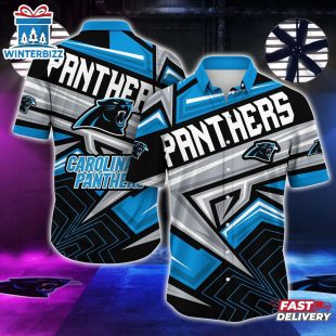 Carolina Panthers NFL Team Football Logo Sport Hawaiian Shirt
