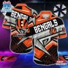 Cincinnati Bengals NFL Team Football Logo Sport Hawaiian Shirt
