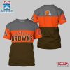 Cleveland Browns Logo Team All Over Print T-Shirt