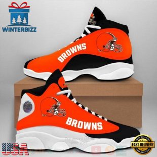 Cleveland Browns NFL Air Jordan 13 Shoes - Gift For Fans