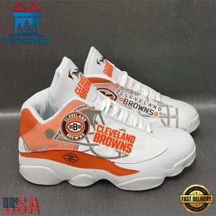 Cleveland Browns NFL Ver 2 Air Jordan 13 Sneaker - Gift For Fans