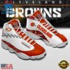 Cleveland Browns NFL Ver 3 Air Jordan 13 Sneaker - Gift For Fans