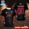 Custom Name And Number Atlanta Falcons NFL All Over Print T-Shirt