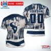 Custom Name And Number Houston Texans NFL All Over Print T-Shirt