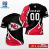 Custom Name And Number Kansas City Chiefs NFL All Over Print T-Shirt