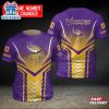 Custom Name And Number Minnesota Vikings Team NFL All Over Print T-Shirt