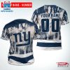 Custom Name And Number New York Giants Sport NFL All Over Print T-Shirt