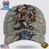 Custom Name And Number NFL Bears Camo Mascot Cap All Over Print SweatShirt