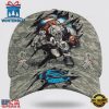 Custom Name And Number NFL Broncos Camo Mascot Classic Baseball Cap