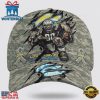 Custom Name And Number NFL Chargers Camo Mascot Classic Baseball Cap