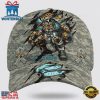 Custom Name And Number NFL Jaguars Camo Mascot Classic Baseball Cap