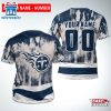 Custom Name And Number Tennessee Titans Sport NFL All Over Print T-Shirt