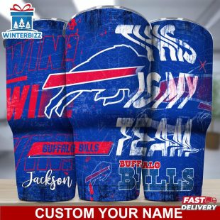 Custom Name Buffalo Bills NFL Sport Football Tumbler For Fans