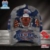 Custom Name Chicago Bears NFL Football Team Skull Baseball Cap