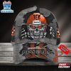 Custom Name Cincinnati Bengals NFL Football Team Skull Baseball Cap