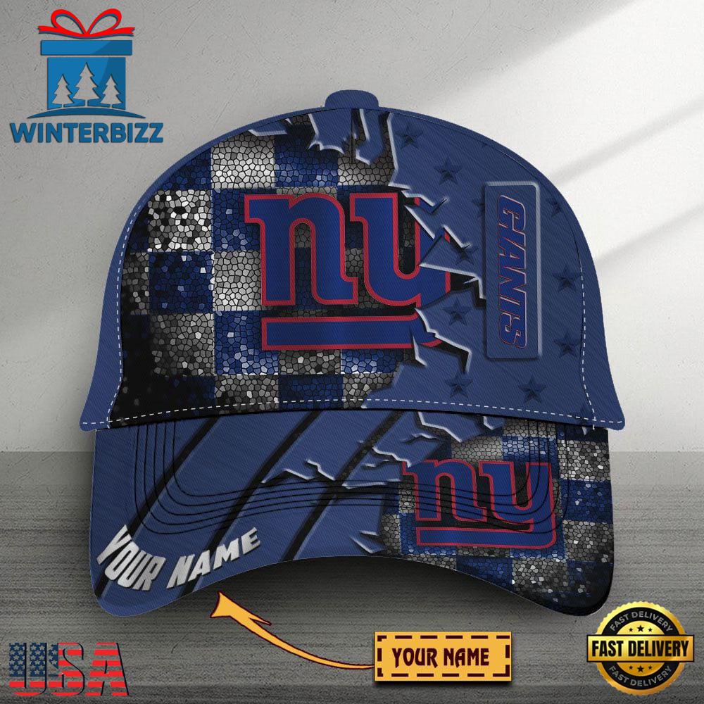 NFL Custom Name New York Giants Classic Baseball Cap Hats NFL Custom Name New York Giants Classic Baseball Cap Hats