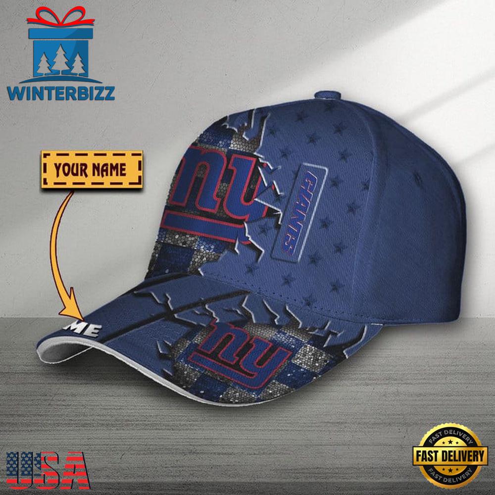 NFL Custom Name New York Giants Classic Baseball Cap Hats NFL Custom Name New York Giants Classic Baseball Cap Hats