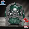 Custom Name New York Jets NFL Football Team Skull Baseball Cap
