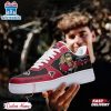 Custom Name NFL Atlanta Falcons Mascot Pattern Air Force 1 Shoes