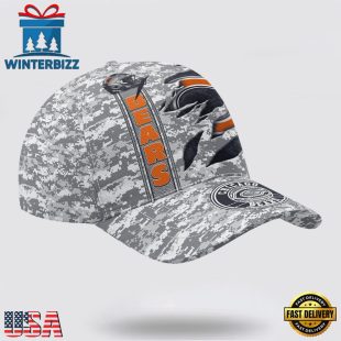 Custom Name NFL Bears Camo US Classic Baseball Cap