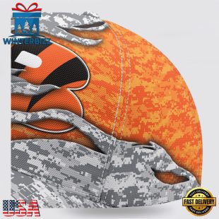 Custom Name NFL Bengals Camo US Classic Baseball Cap